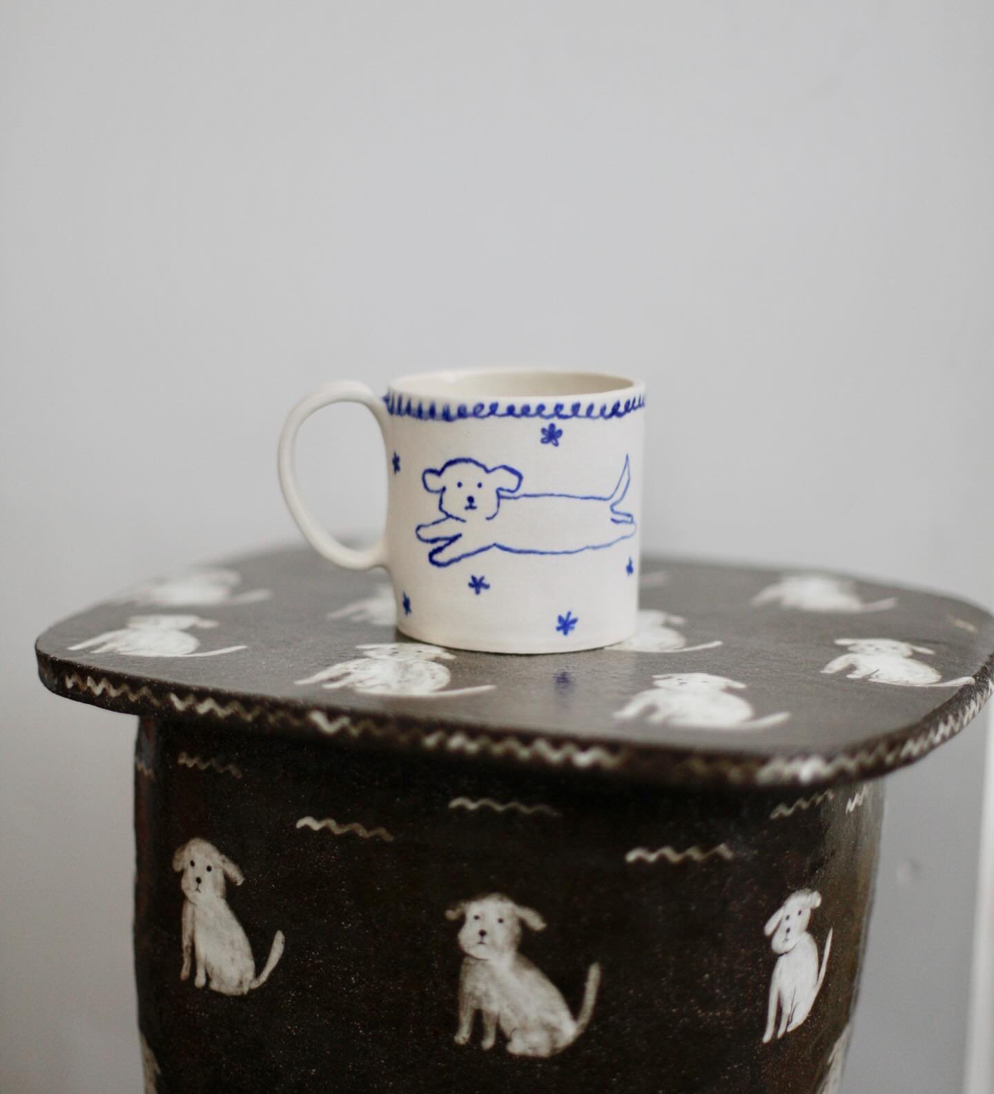 The Companion mugs arriving in my shop tomorrow, June 2 at 11am pt! 💙