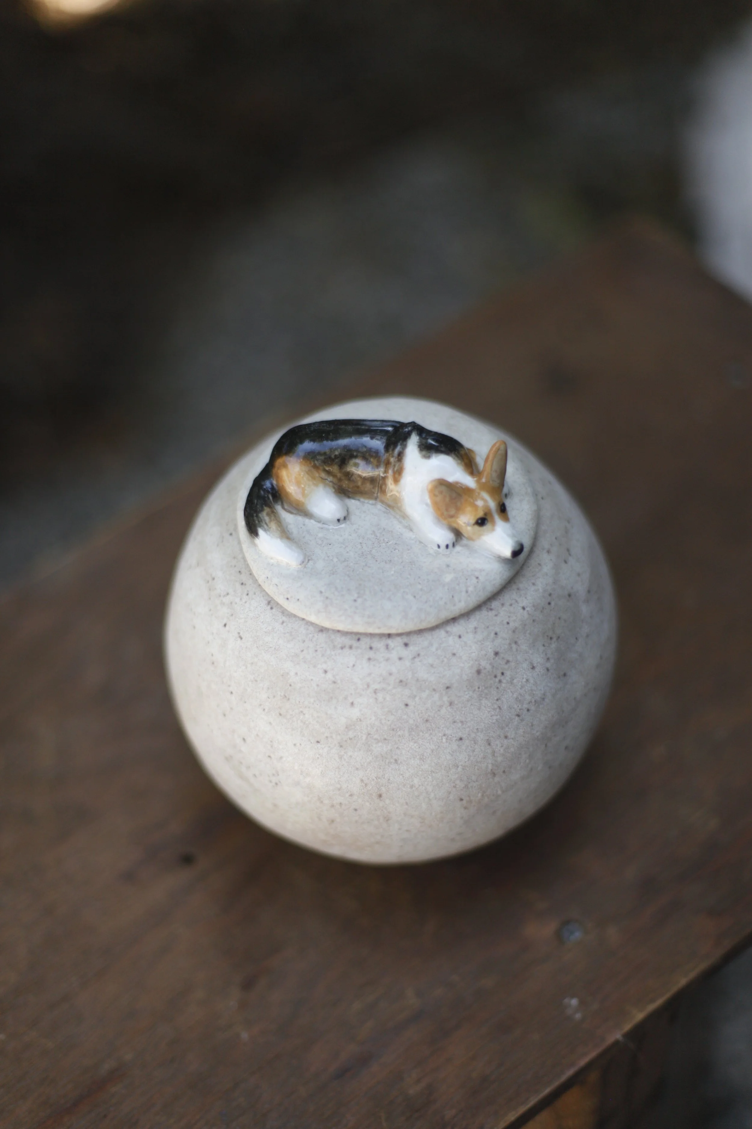 Moon Jar with Companion  - Made to order - AVAILABLE ON 09/01