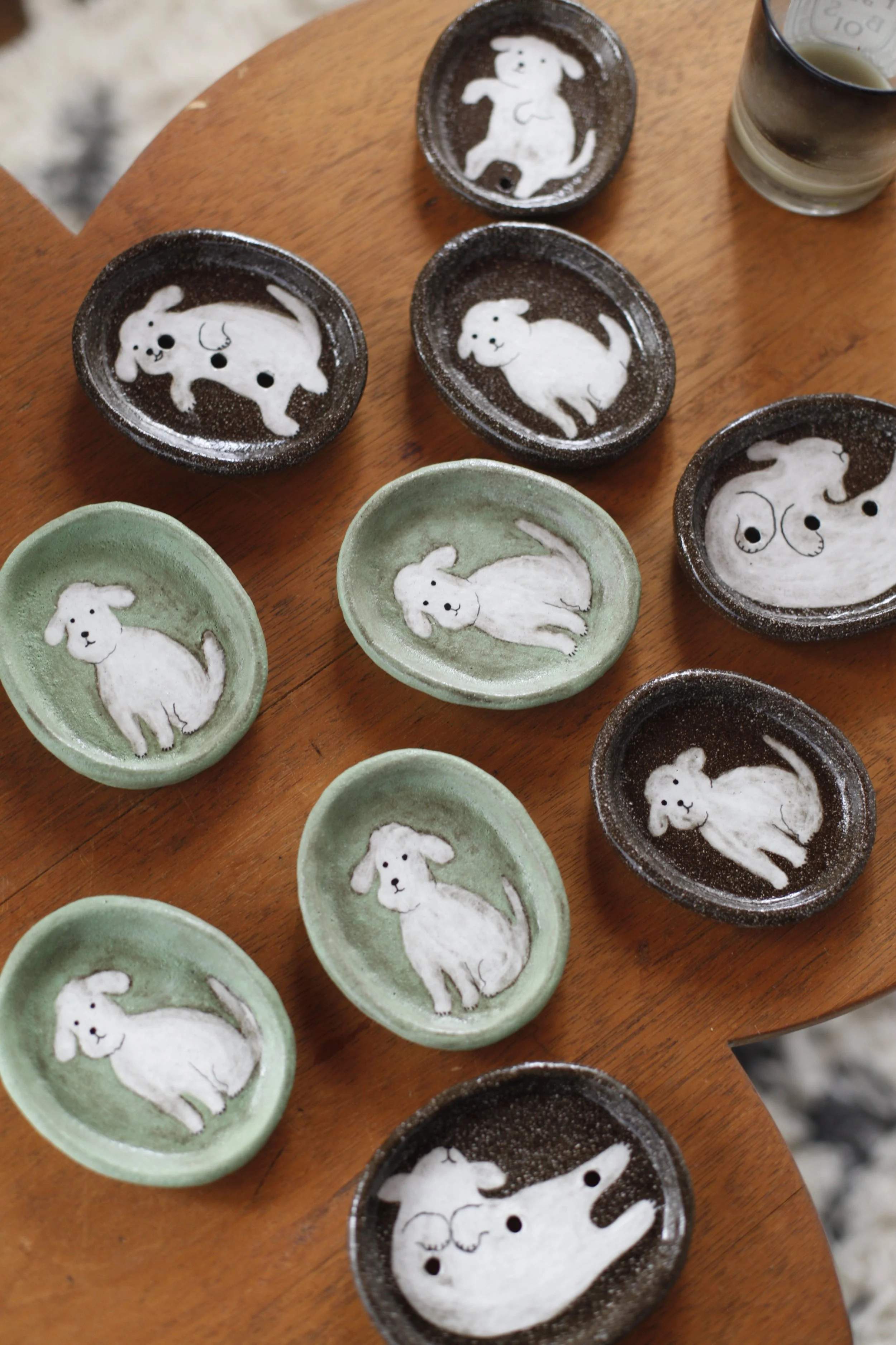 Gussy Ring Dish - Pistacchio, Ready to ship