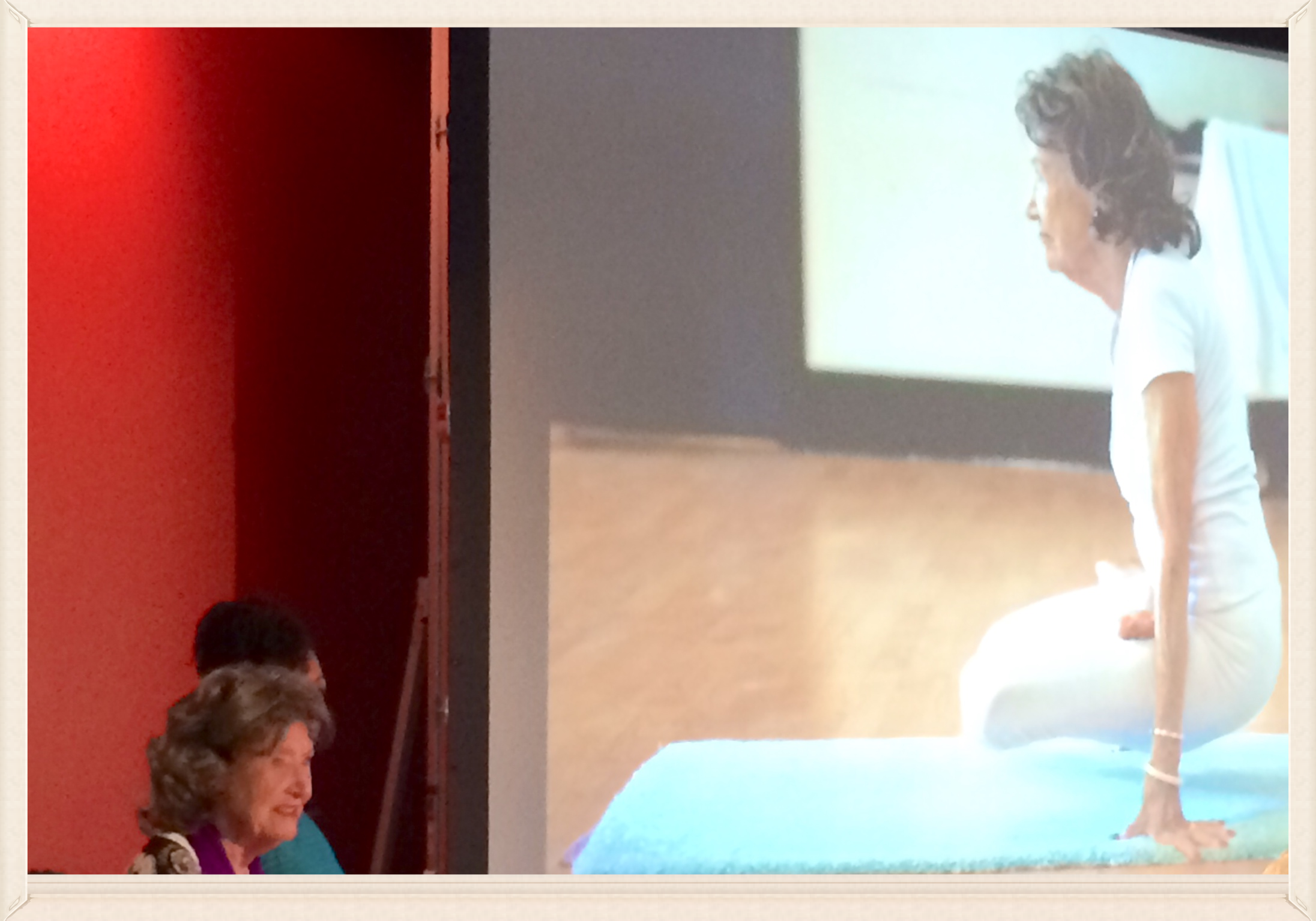 Tao's Yoga practice and words of wisdom were truly inspiring.