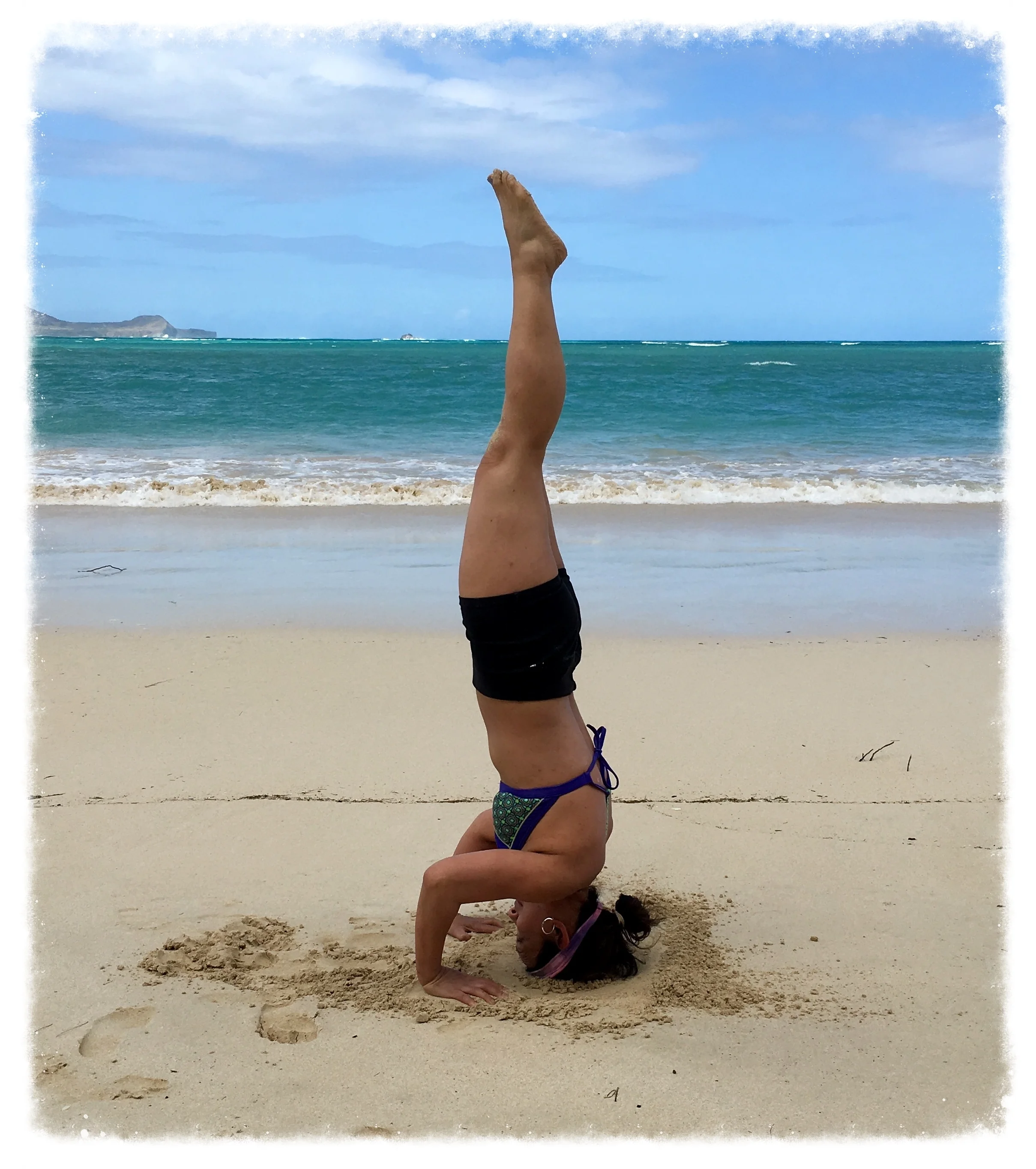 Headstand, Kailua Beach