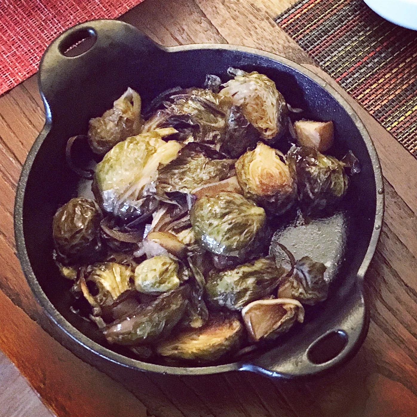 Roasted brussels sprouts
