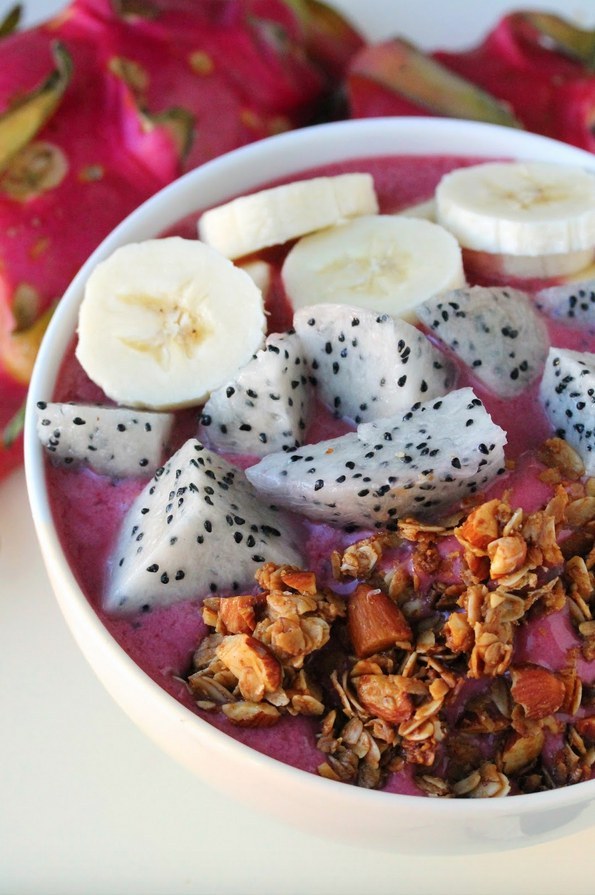 1. Dragonfruit Acai . Recipe here .
