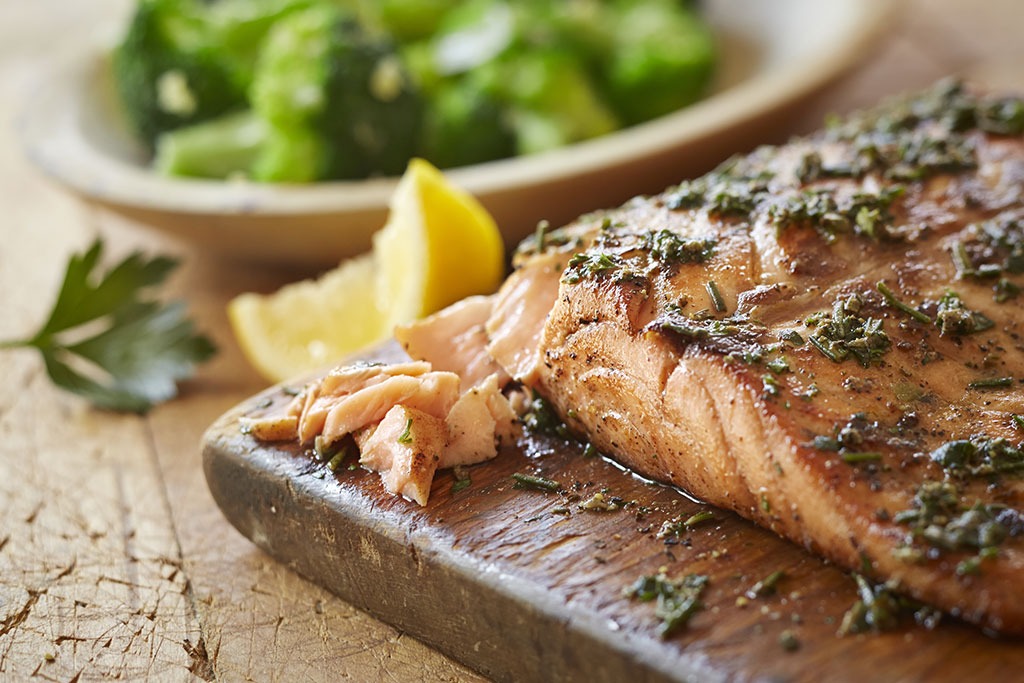 4. Opt for the fish option for your entree.