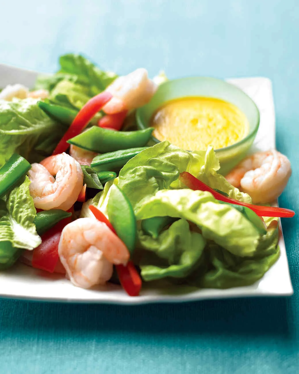 5. Shrimp and Snap Pea Salad with Ginger . See recipe here .