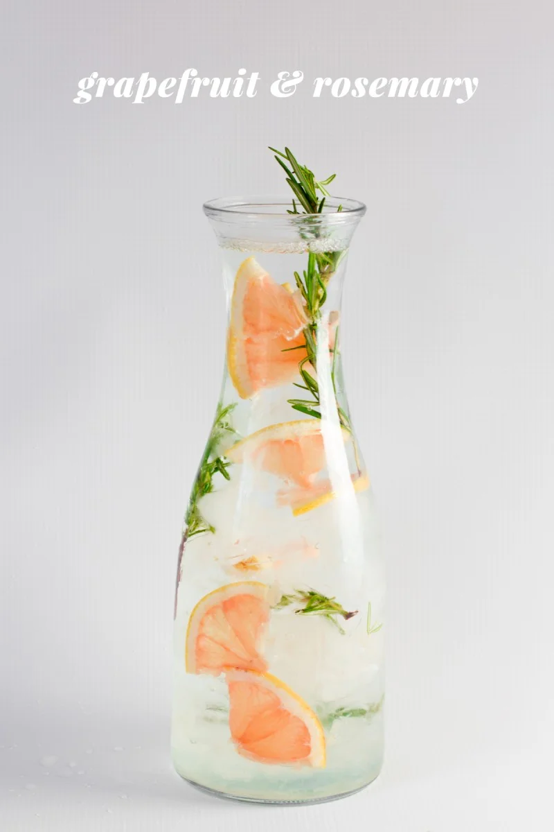 1. Grapefruit and Rosemary Water . See recipe here ..