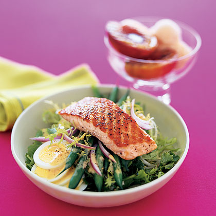 4. Salmon Salad With Vinaigrette. See recipe here .