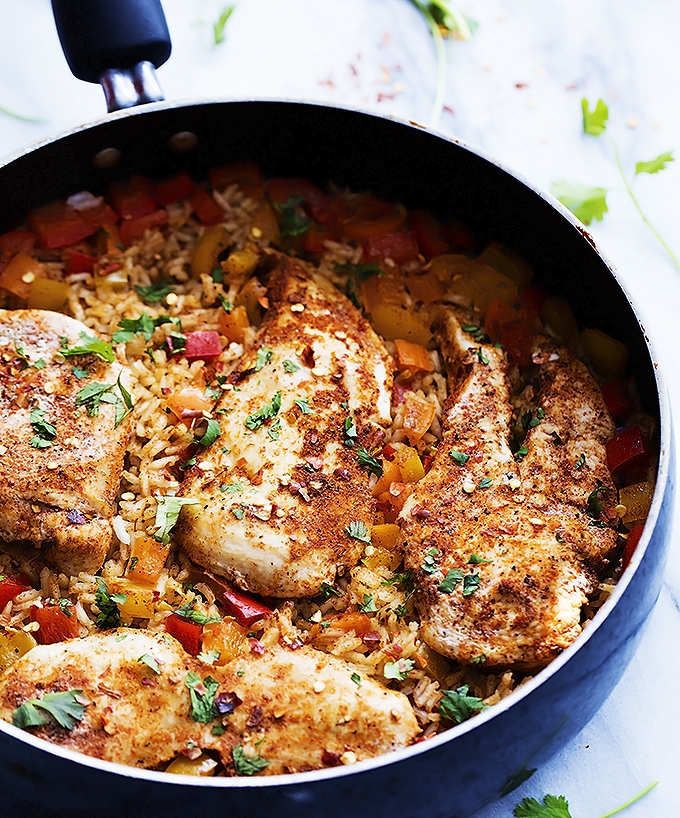 4. Spicy Cajun Chicken and Rice . See recipe here .