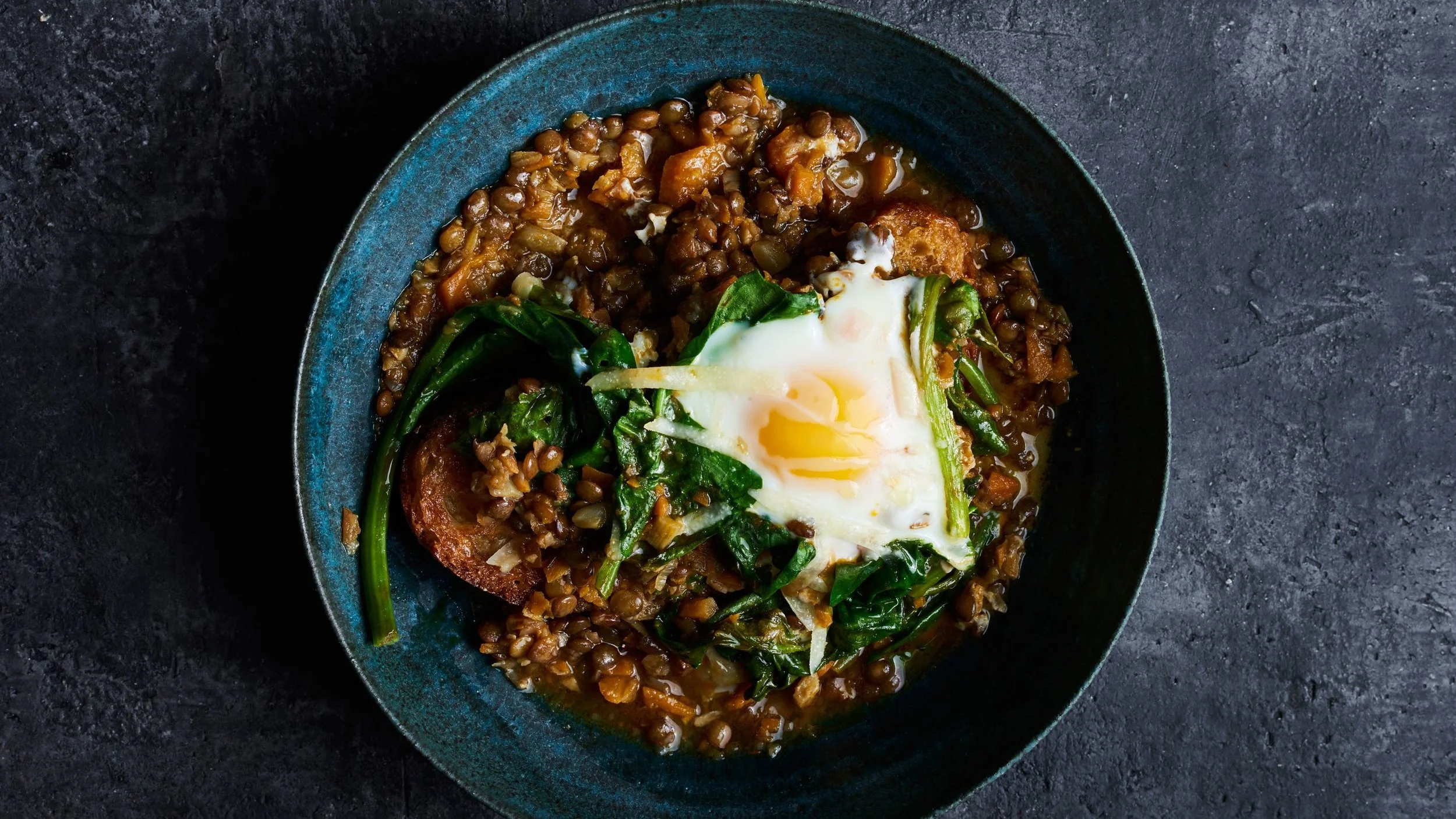 5. Egg and Lentil Stew . See recipe here .