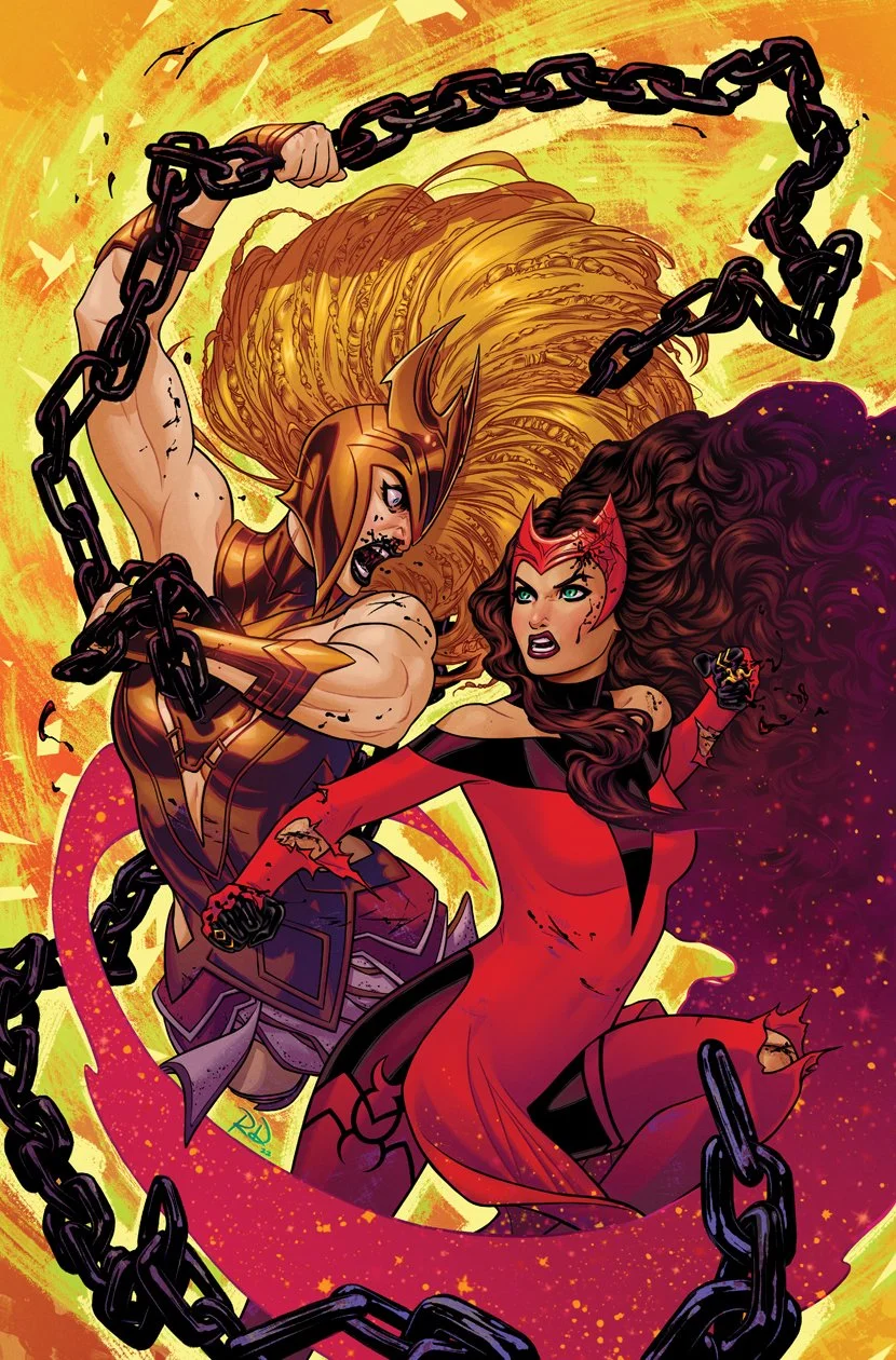 If we ever get Scarlet Witch (and I hope we do) this Russel Dauterman's variant cover for Avengers Forever #1 has all the comic book based costumes we need. : r/PlayAvengers