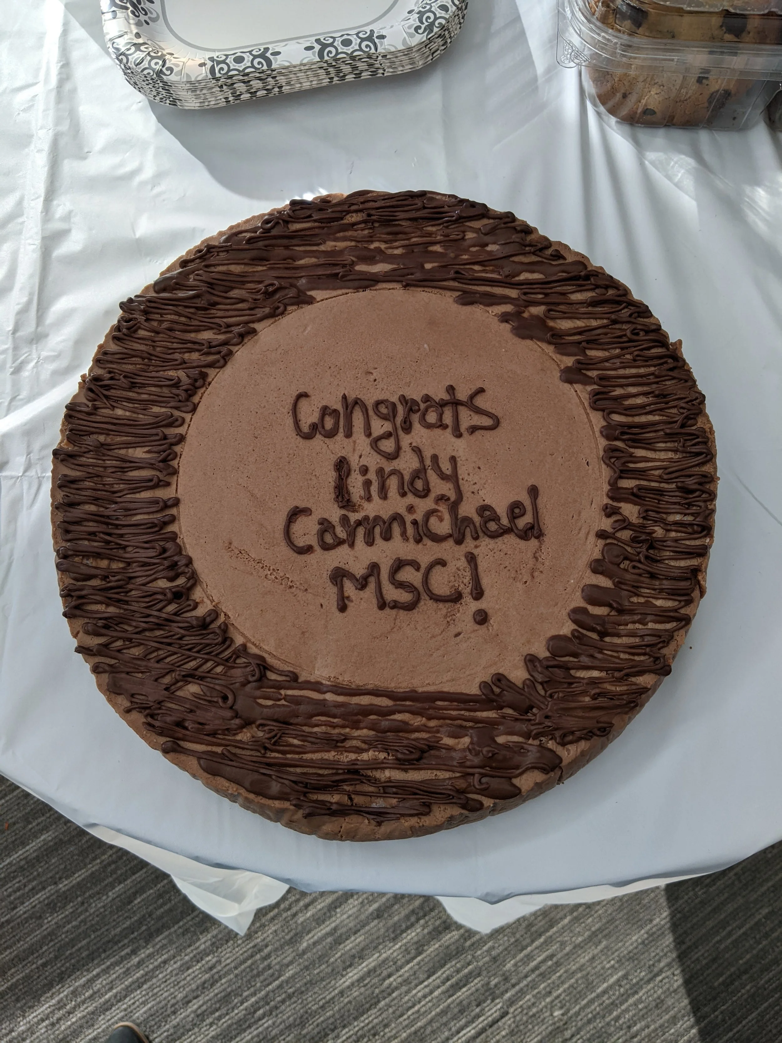 MSc Complete! Congratulations Lindy!