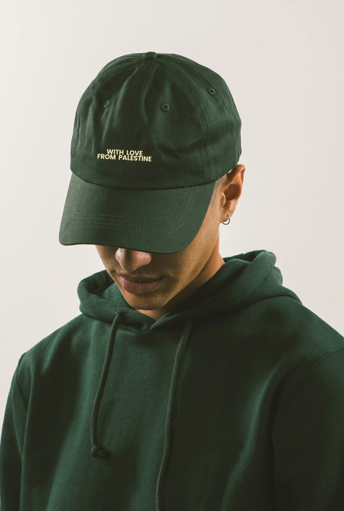 Forest Green Dad Cap_TPFF On Model.jpg