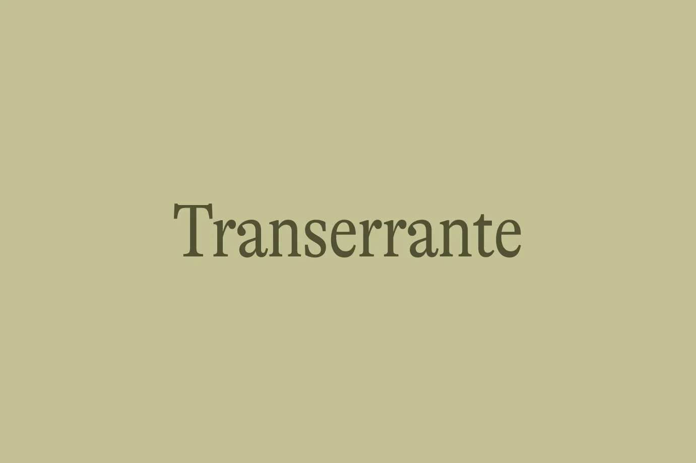 Homegrown Shorts: Transerrante