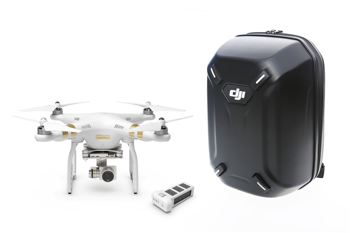 Phantom 3 Professional with Extra Battery and Hardshell Backpack — Expert  Drones