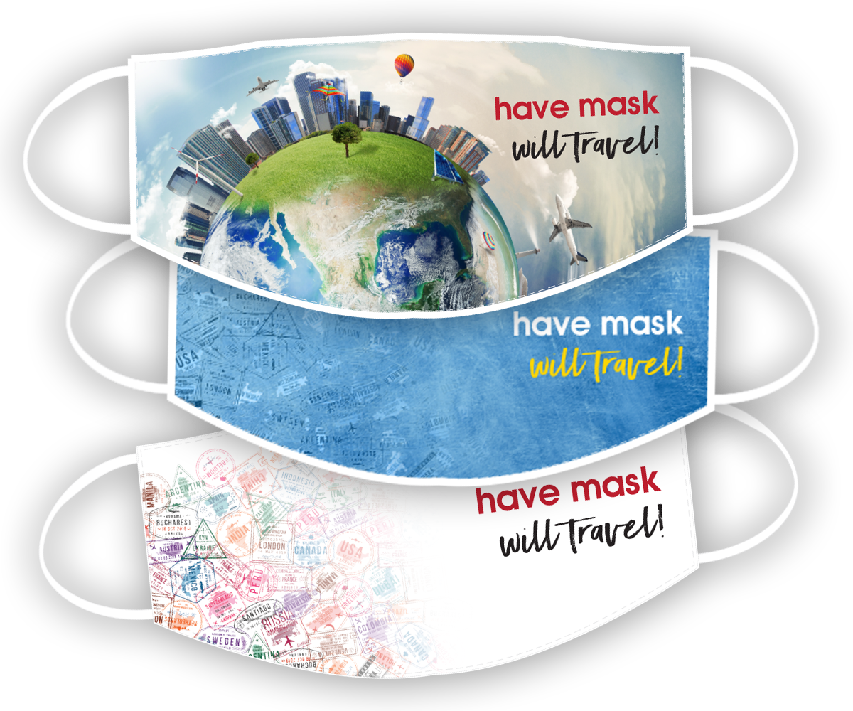 Have Mask Will Travel - Three Pack — Vacation Mask Service