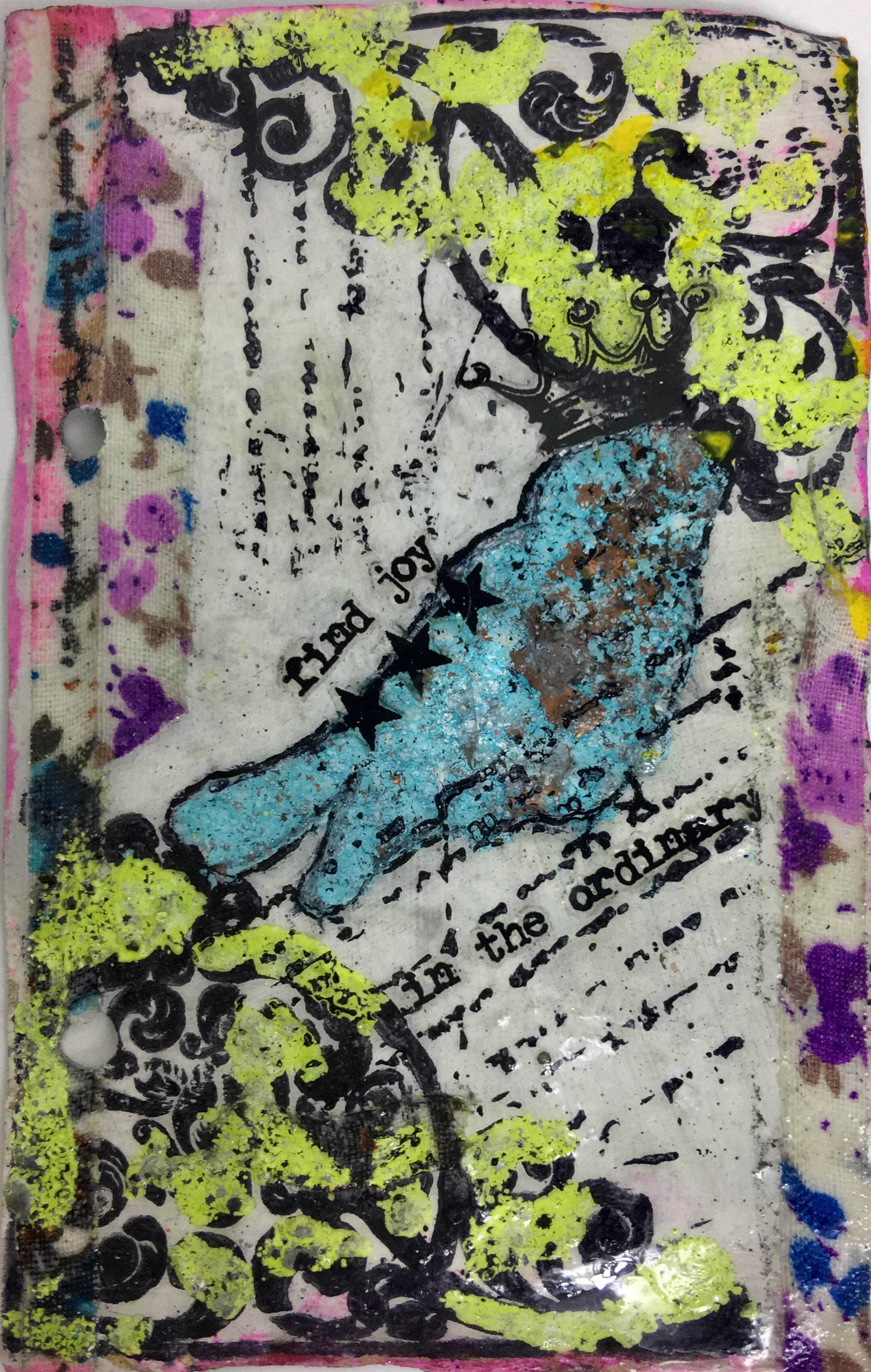 Washi tape and stamping