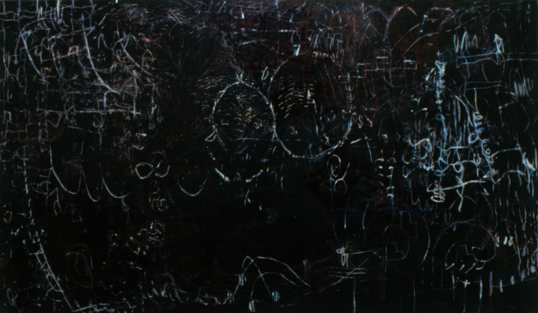 Of | Tina Douglas | Oil stick and oil paint and egg tempera on canvas | 2000mm x 1200mm | 1998 | Pinacotheca Gallery, Melbourne | Private Collection