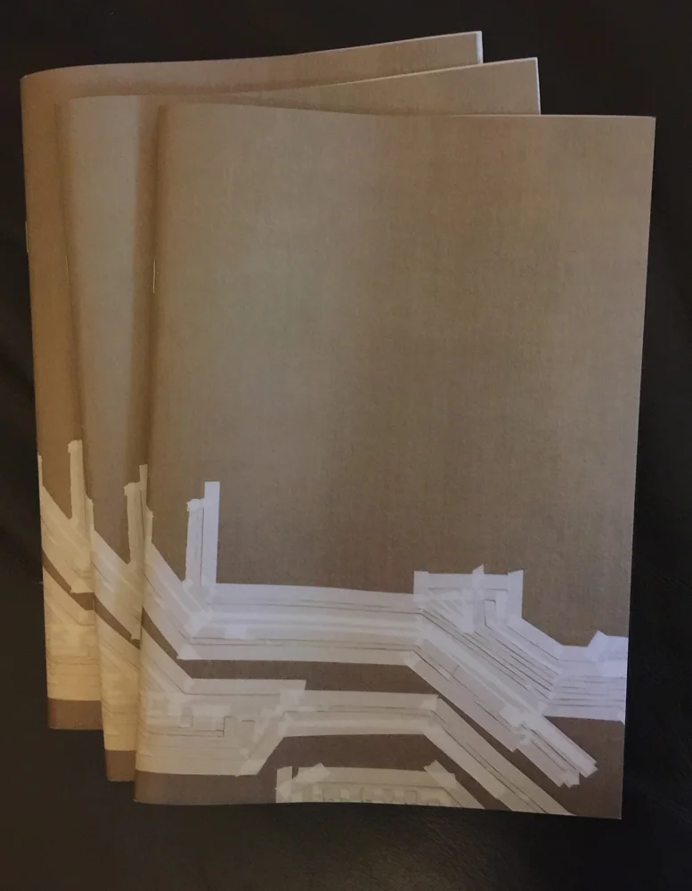 holding pattern exhibition booklet, colour, 24 pages, self published