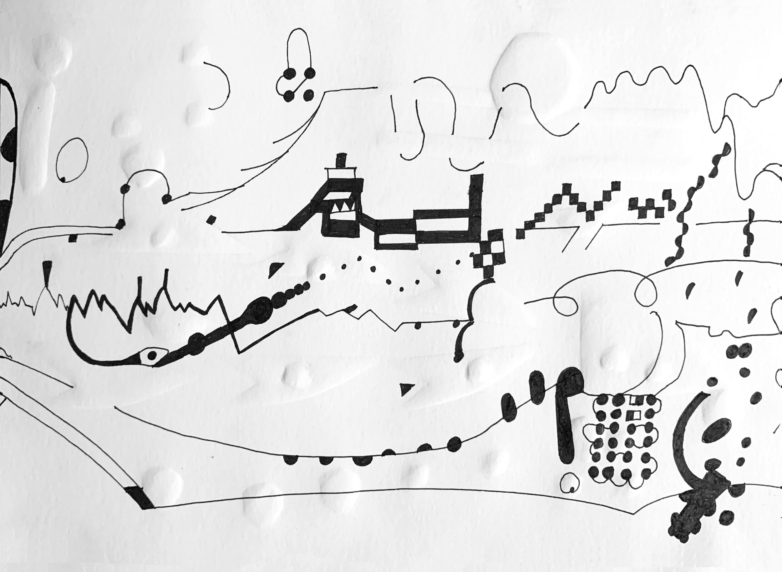 TINA_DOUGLAS_Gone_lost_assembly_3_score_for_Robbie_Avenaim_2021_gouache_and ink_on_paper_and_fingernail_burnishing_29.7x21cm_Panel_6.jpeg