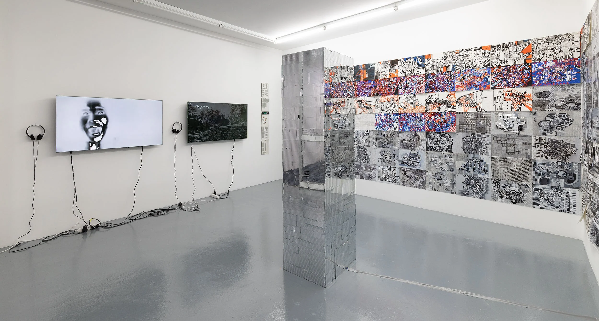 'Trying To Touch The Grass' installation view