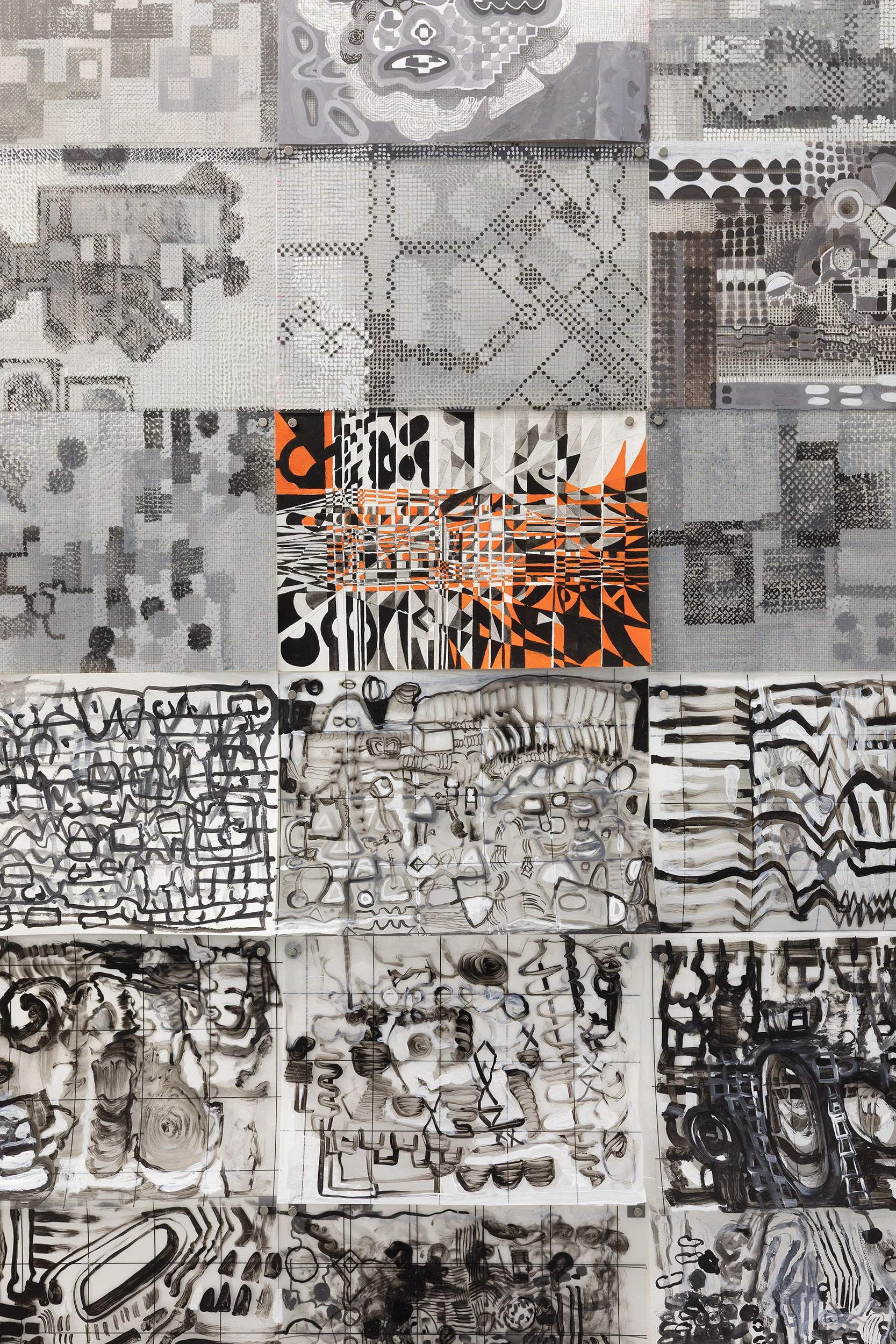 'Cell' (detail) installation view.