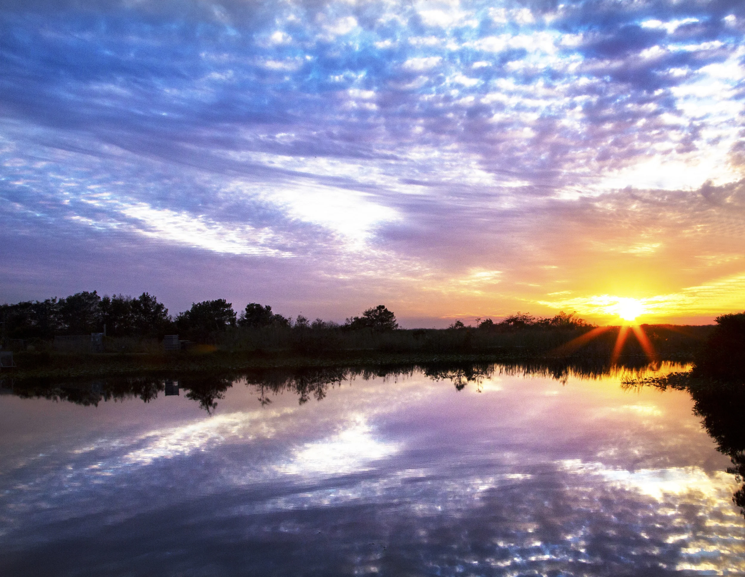  Sunset at Arthur R Marshall Loxahatchee park FL 
