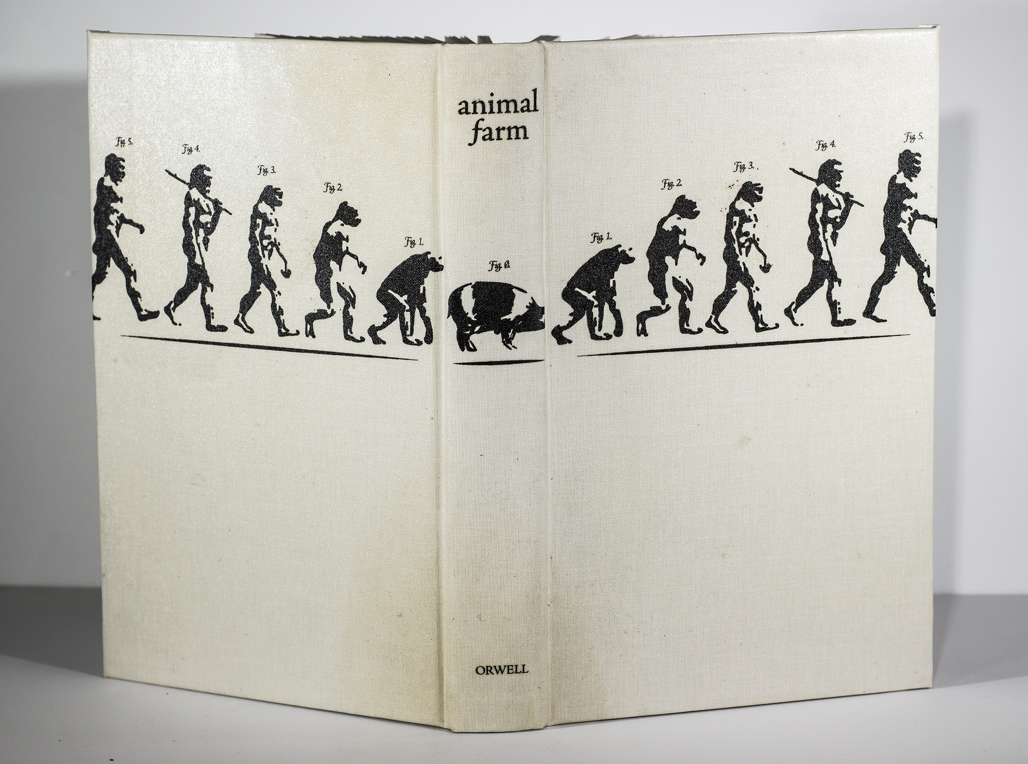 "Animal Farm" Book Cover (spread)