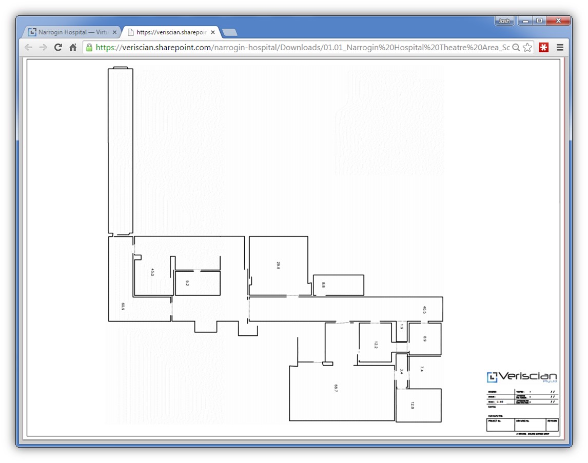 Narrogin Hospital - Schematic Floor Plan