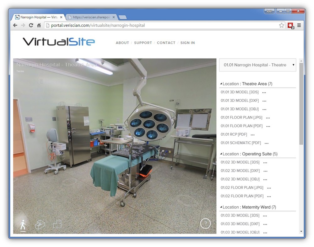 Narrogin Hospital - VirtualSite Screenshot