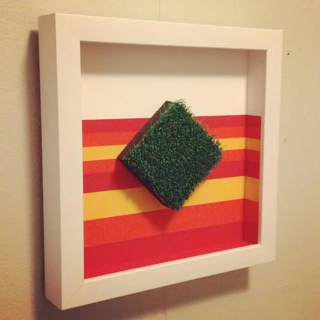 Copy of Custom framed Astros Turf