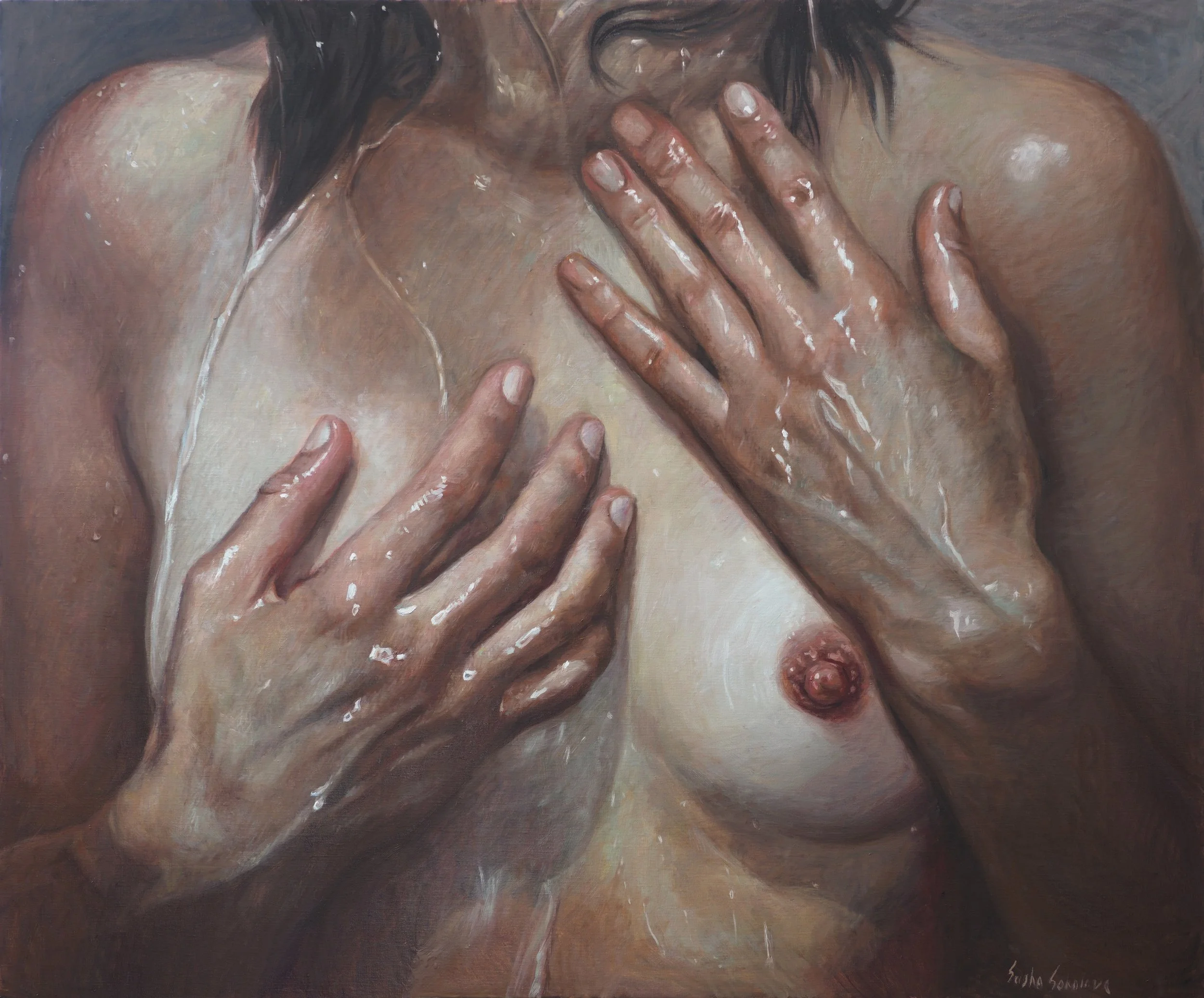  Oil on canvas 100 × 120  Sold 