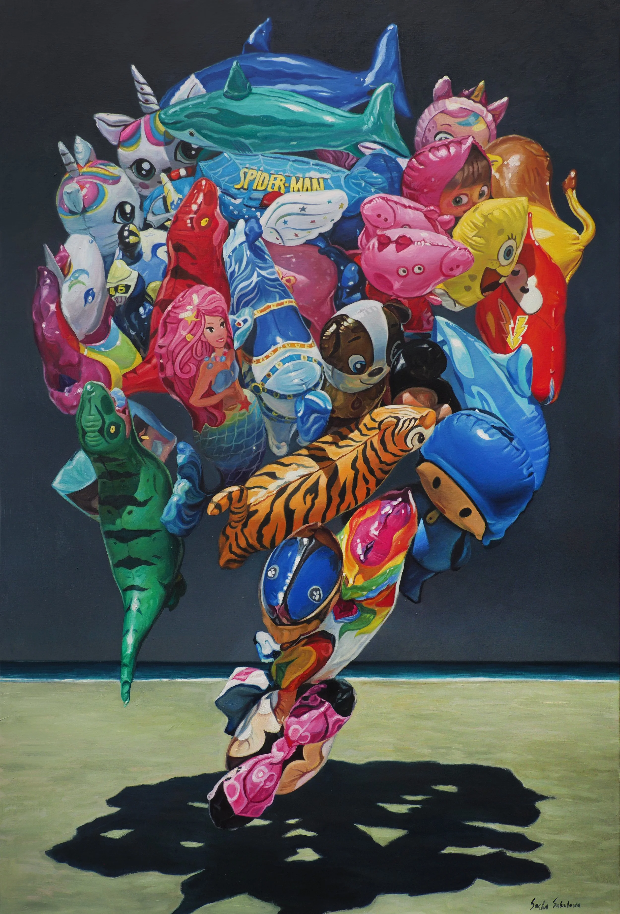  Oil on canvas 200 × 130  Available 