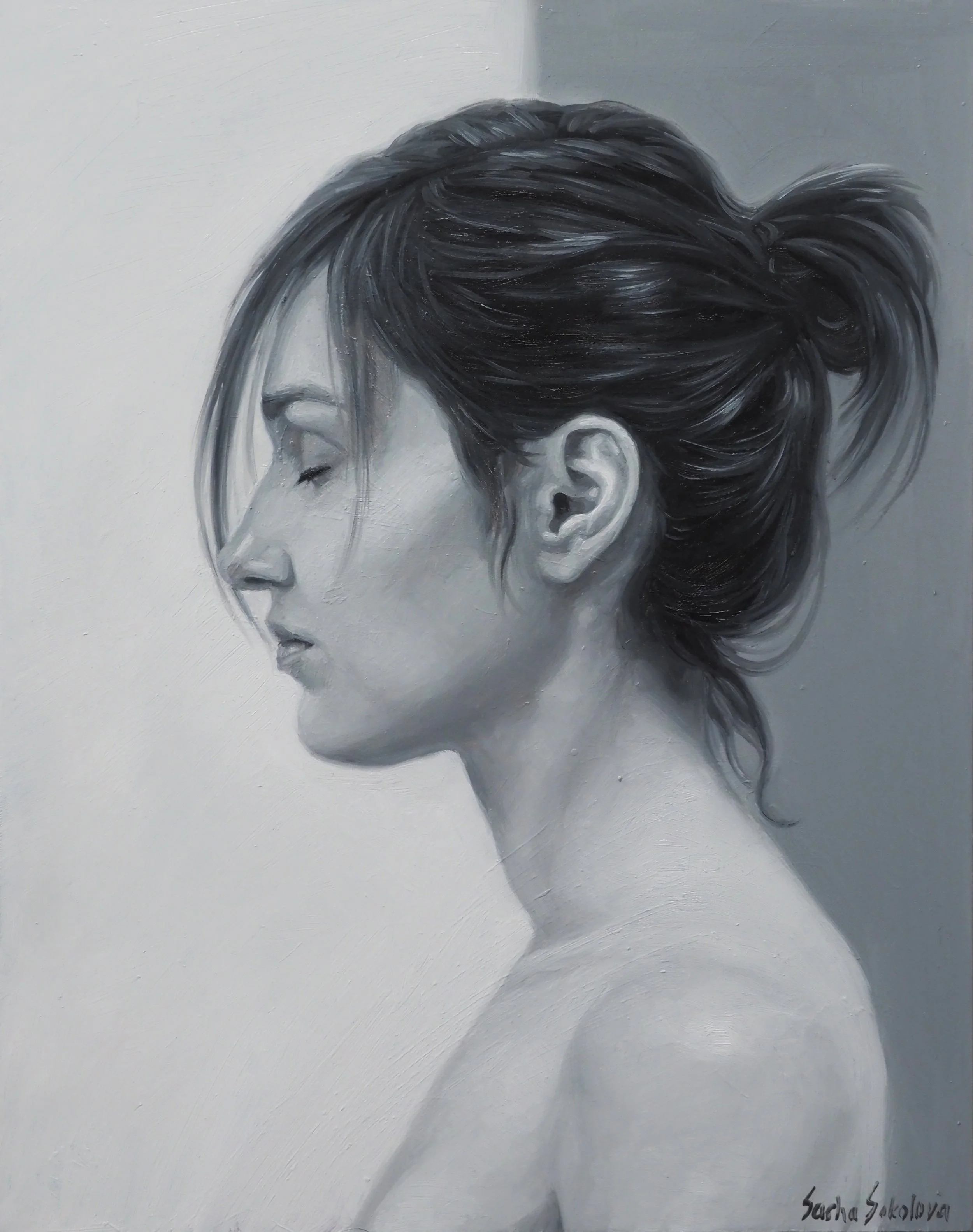  Oil on canvas 28 × 35 