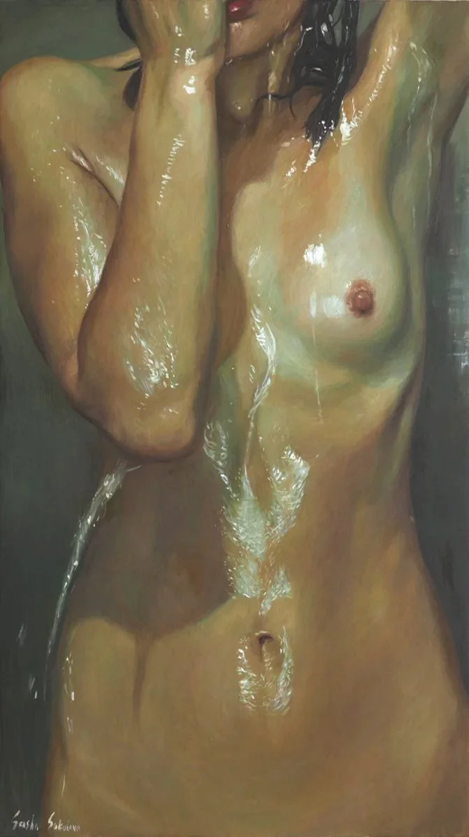  Immersion 4  Oil on canvas 150 × 80   Available 