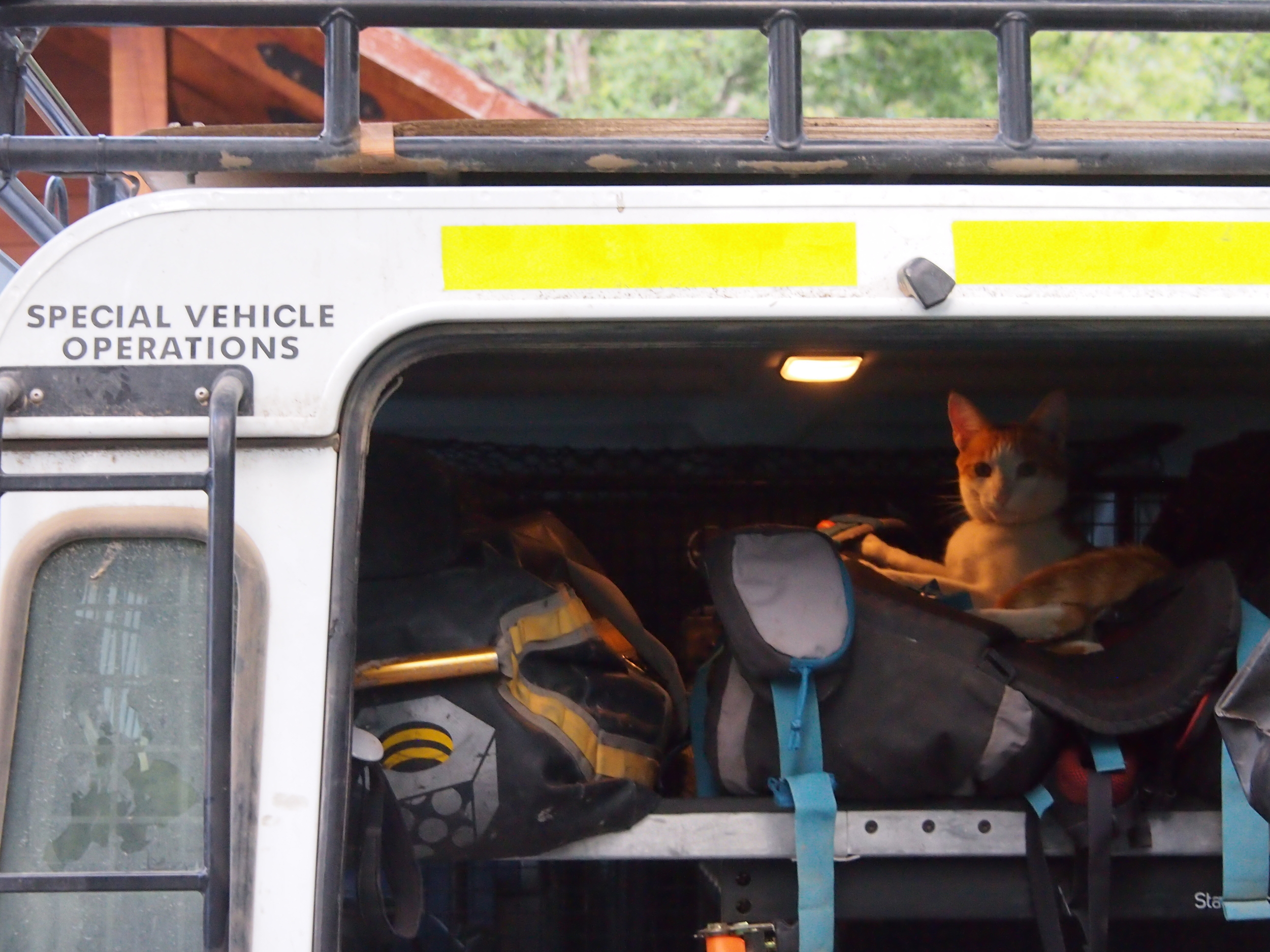 The safest place to be in an eruption?