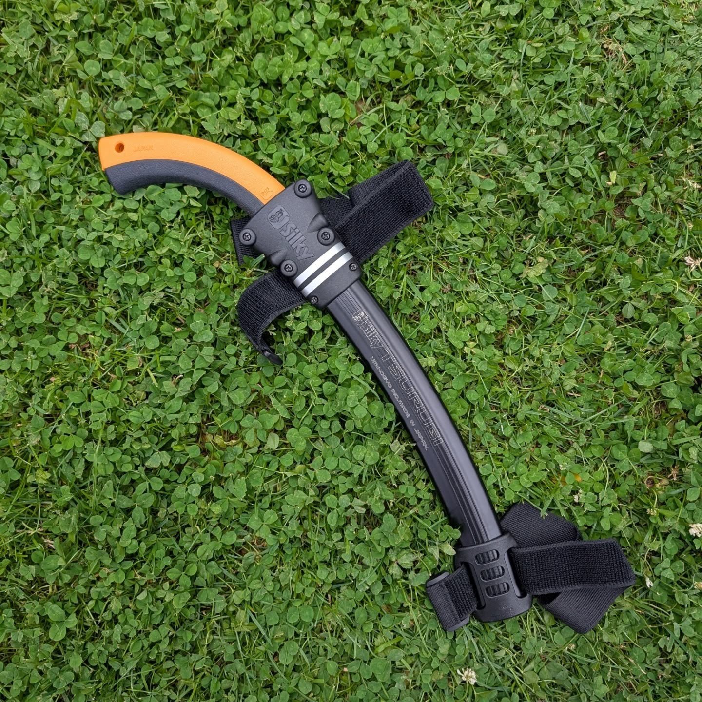 New pruning saw - Silky Tsurugi, fine tooth, curved

#arblife
#treework
#bitofprunani
#boogiewithatsurugi