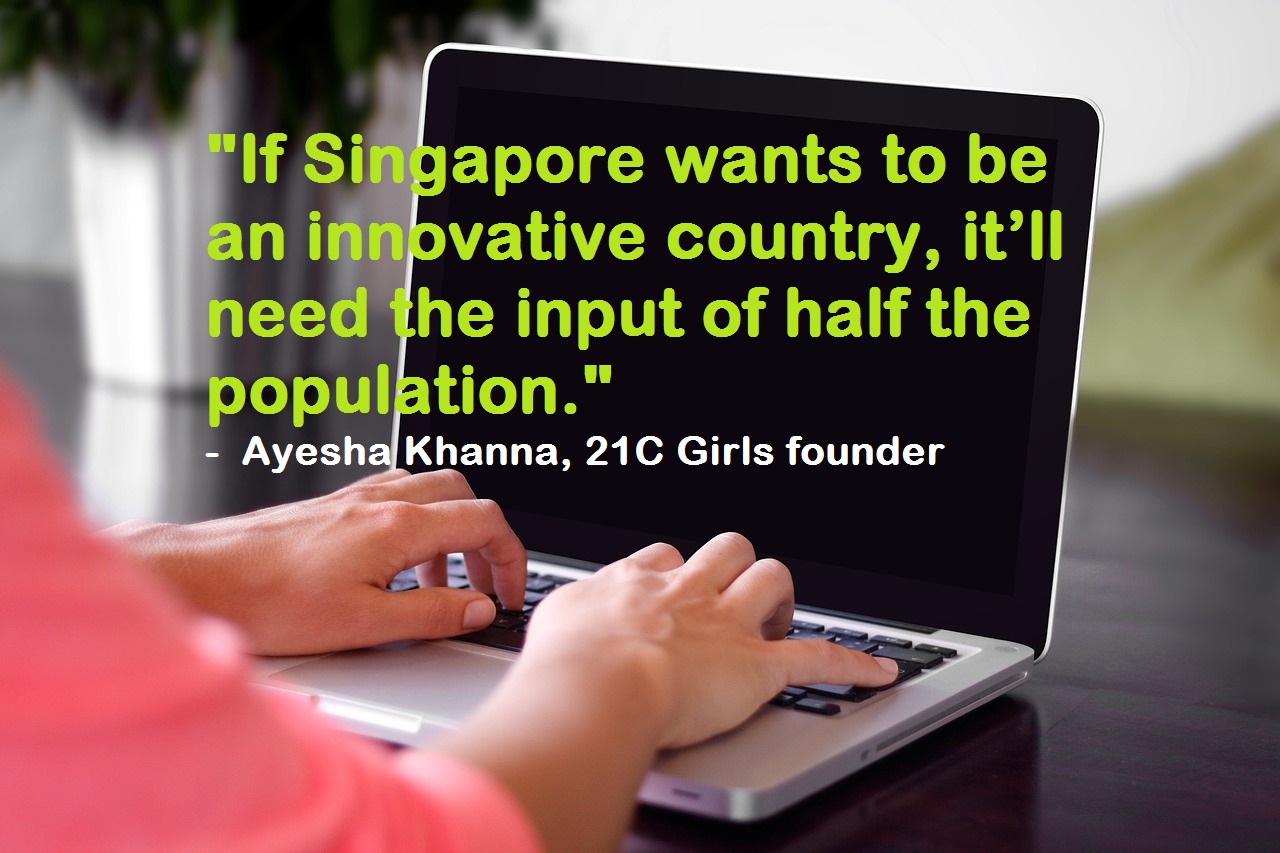 Featured in Channel News Asia: Gender imbalance: Are females missing out on Singapore's tech revolution?