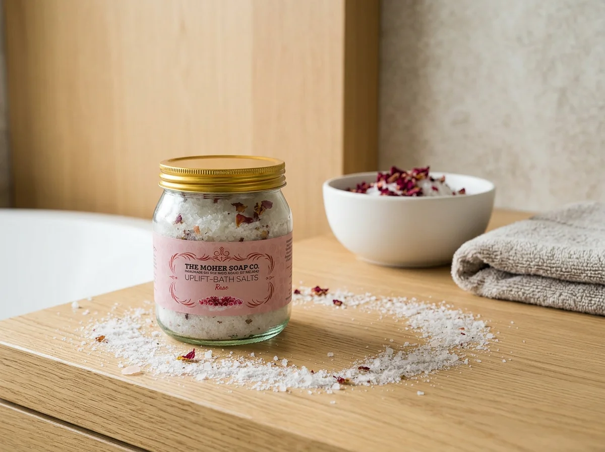 UPLIFT BATH SALTS- Rose