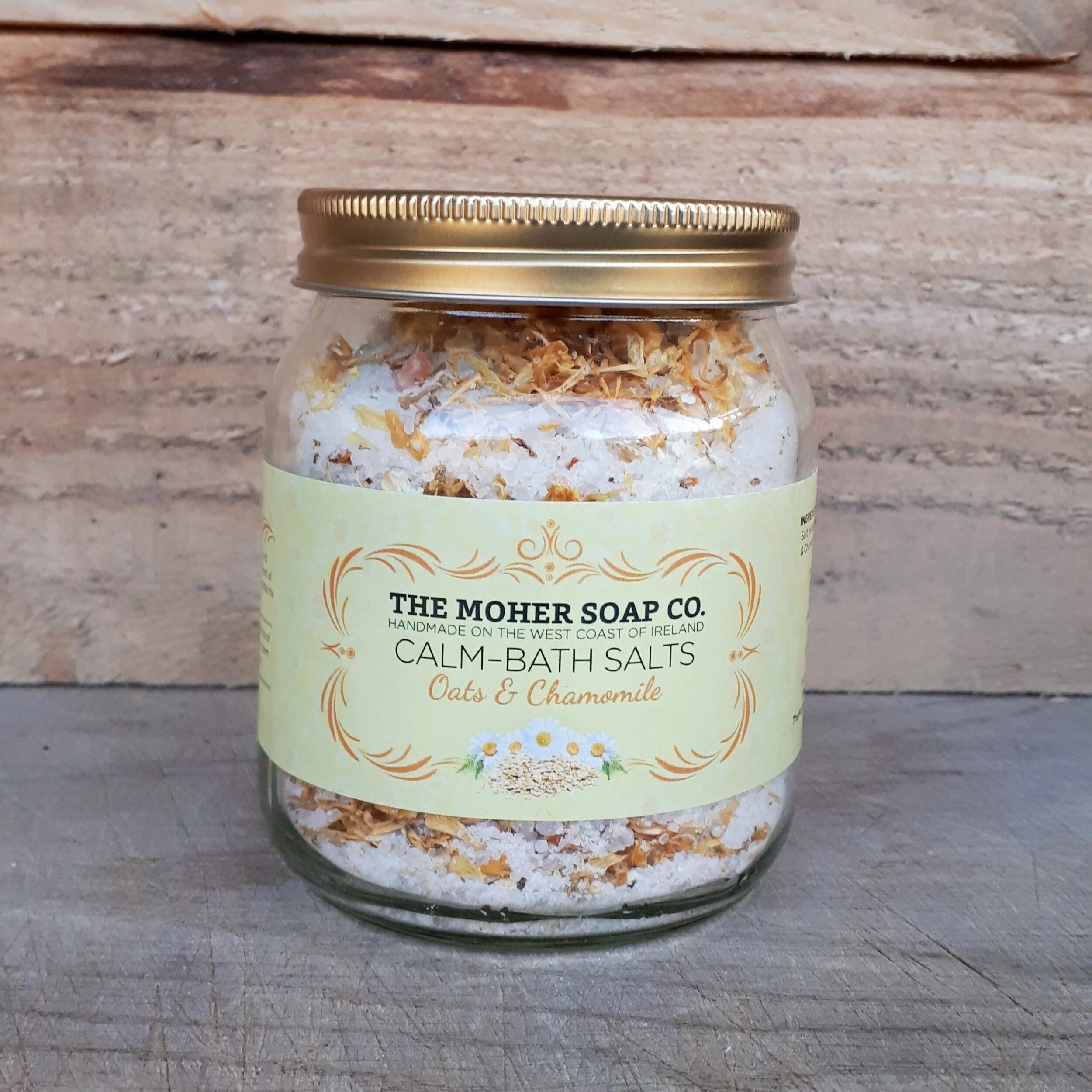 CALM BATH SALTS - Oats and Chamomile - The Moher Soap Co.
