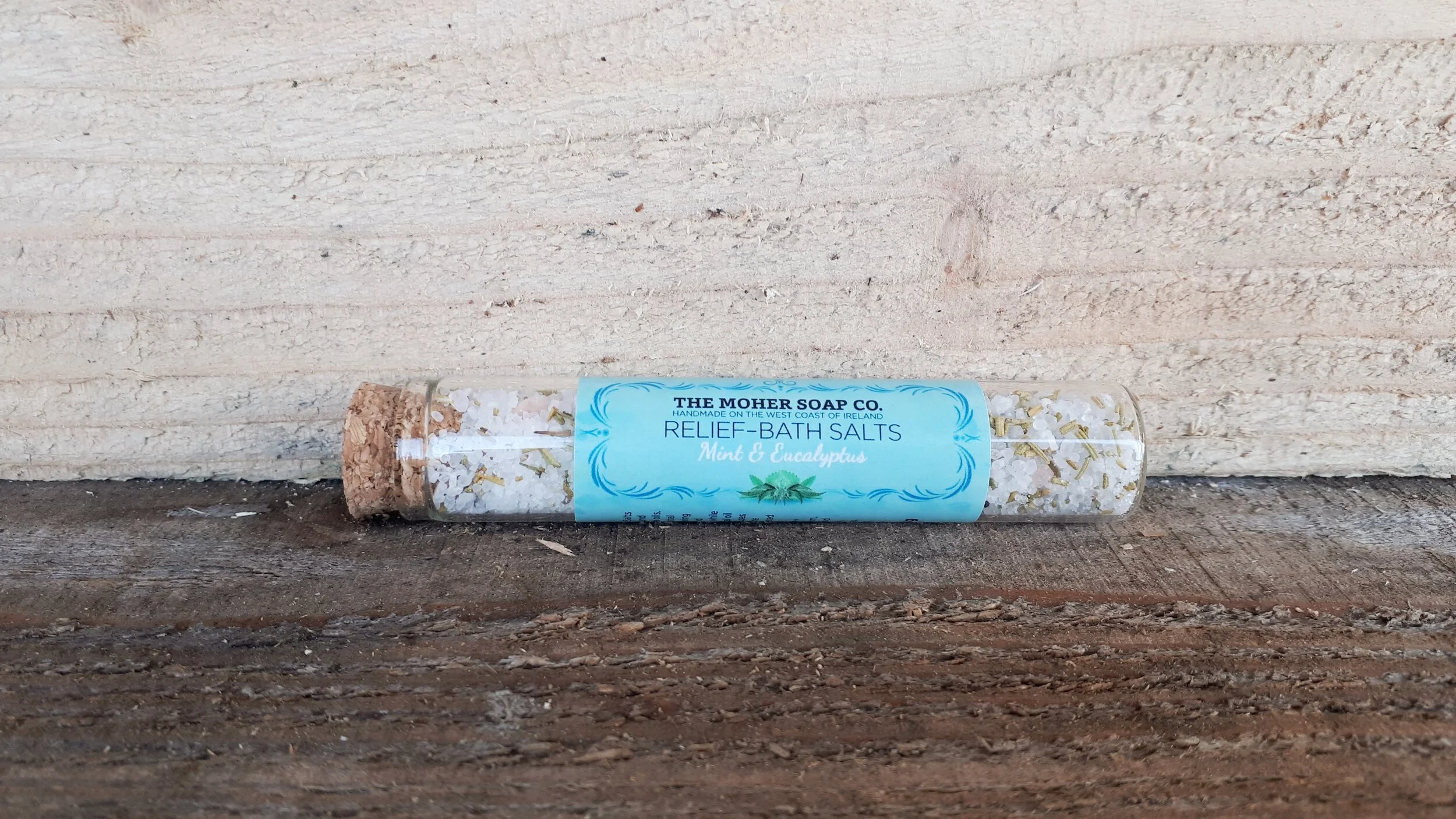 RELIEF BATH SALTS - Mint and Eucalyptus - The Moher Soap Co.