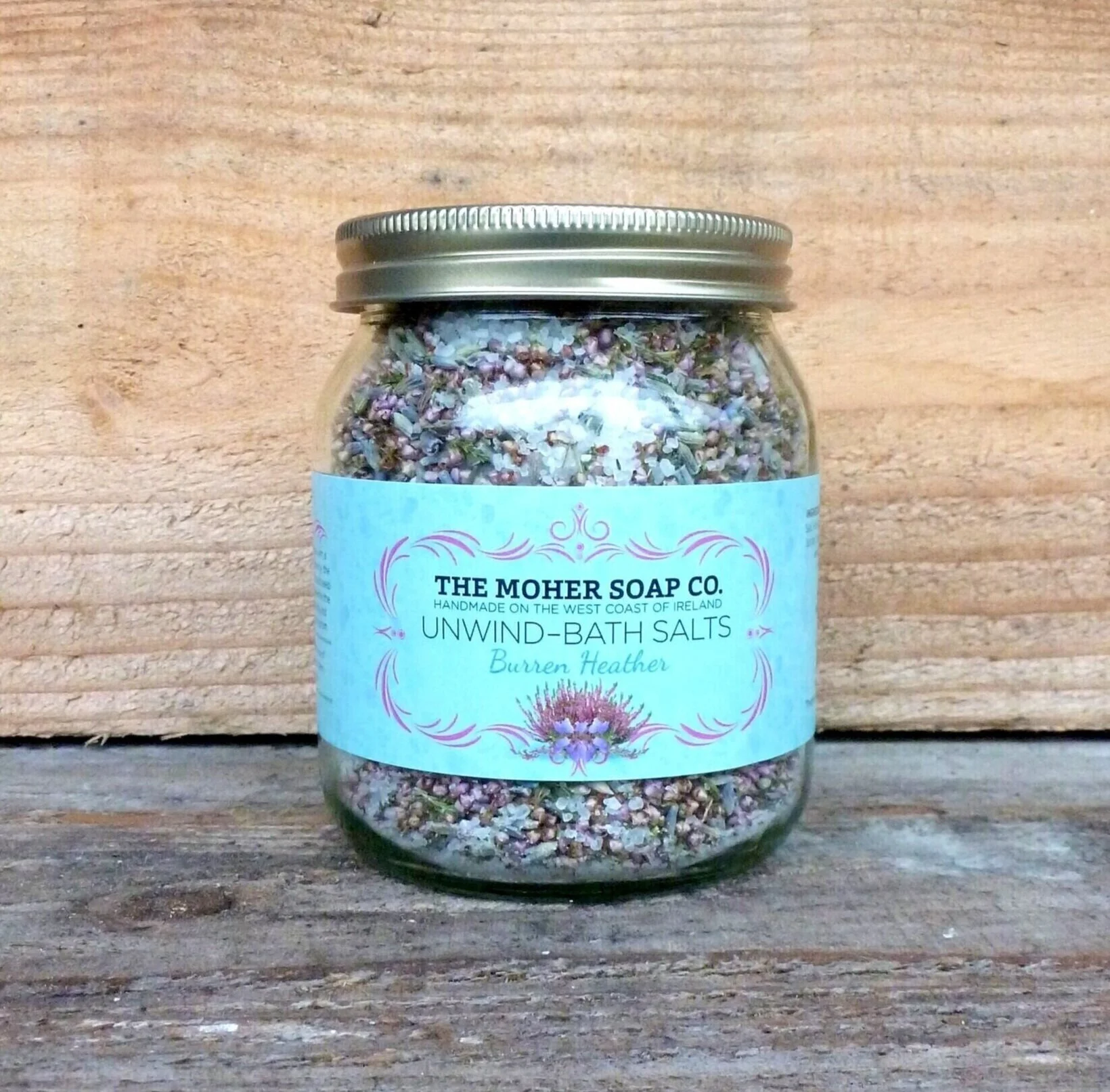 UNWIND BATH SALTS - BURREN HEATHER - The Moher Soap Co.