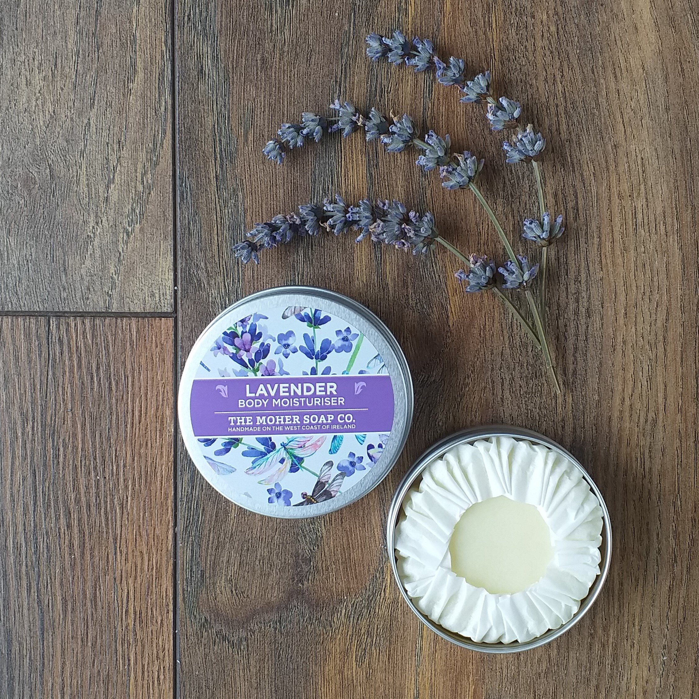 Lavender Natural Solid Body Moisturiser - The Moher Soap Co.