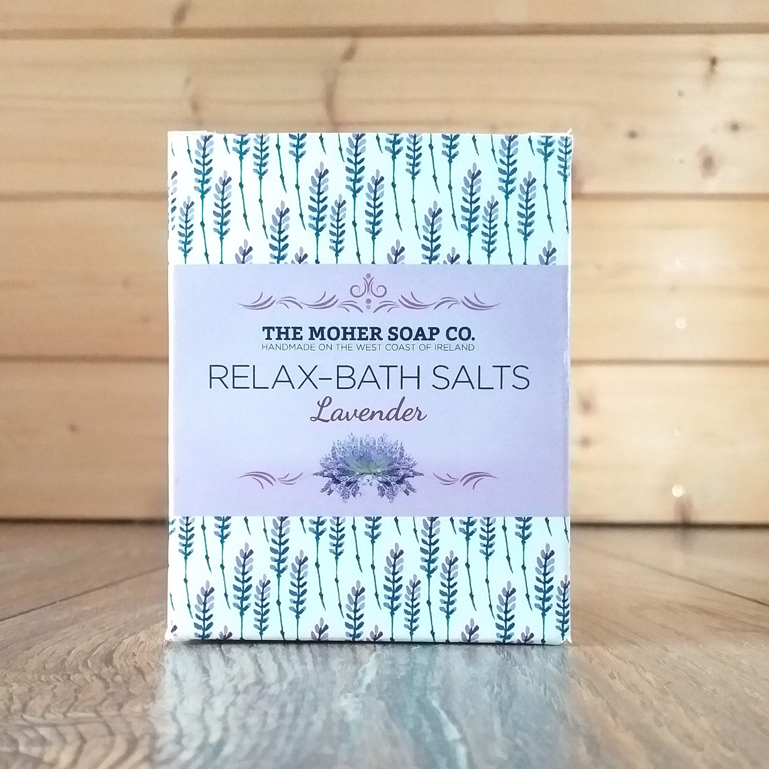 RELAX BATH SALTS- Lavender - The Moher Soap Co.