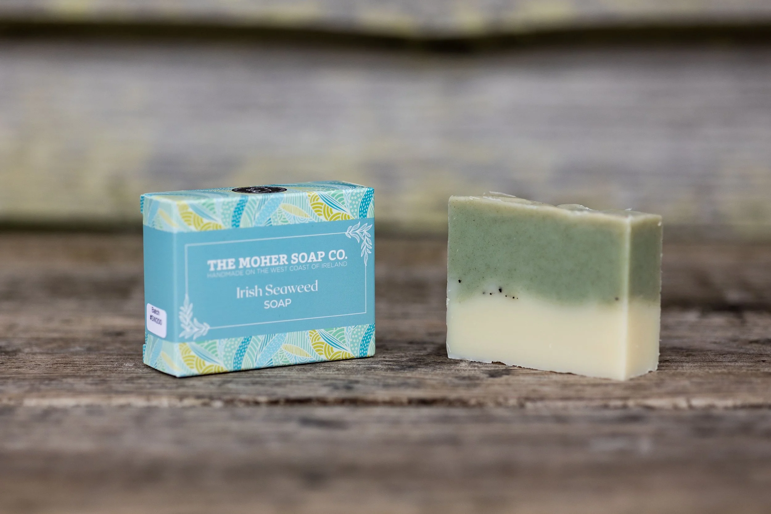 IRISH SEAWEED SOAP - Sea air, mint, and coastal woods.