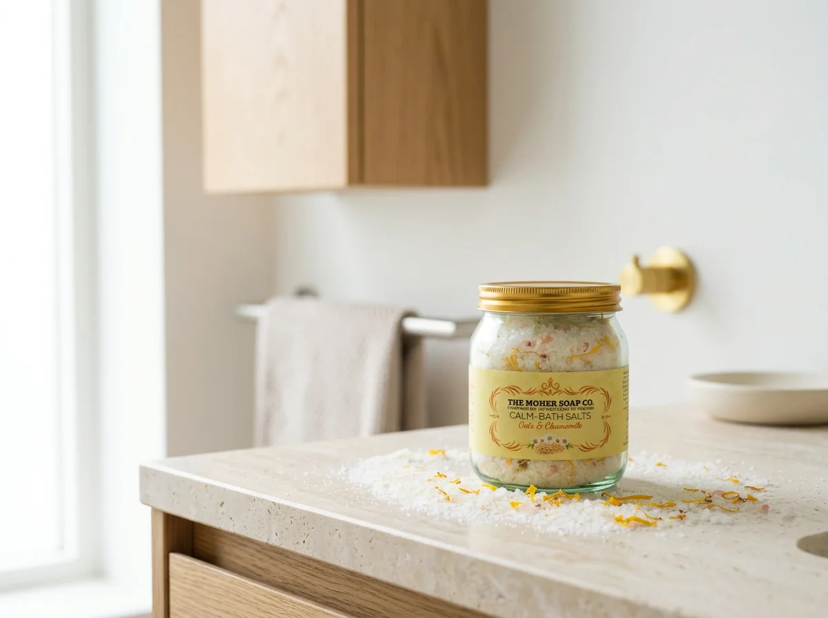 CALM BATH SALTS - Oats and Chamomile