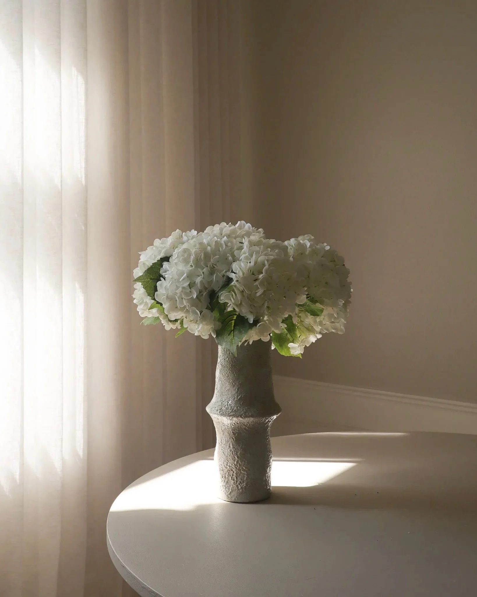 White Hydrangea Bouquet from Botané Studios