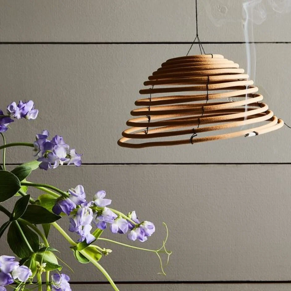 Summer bbq&rsquo;s &amp; camping trips means bugs in your face &amp; food ~ use our beautifully designed Citronella Coil from @fredericksandmae to make hangouts a tad bit more cozy &amp; nicer smelling 🌞