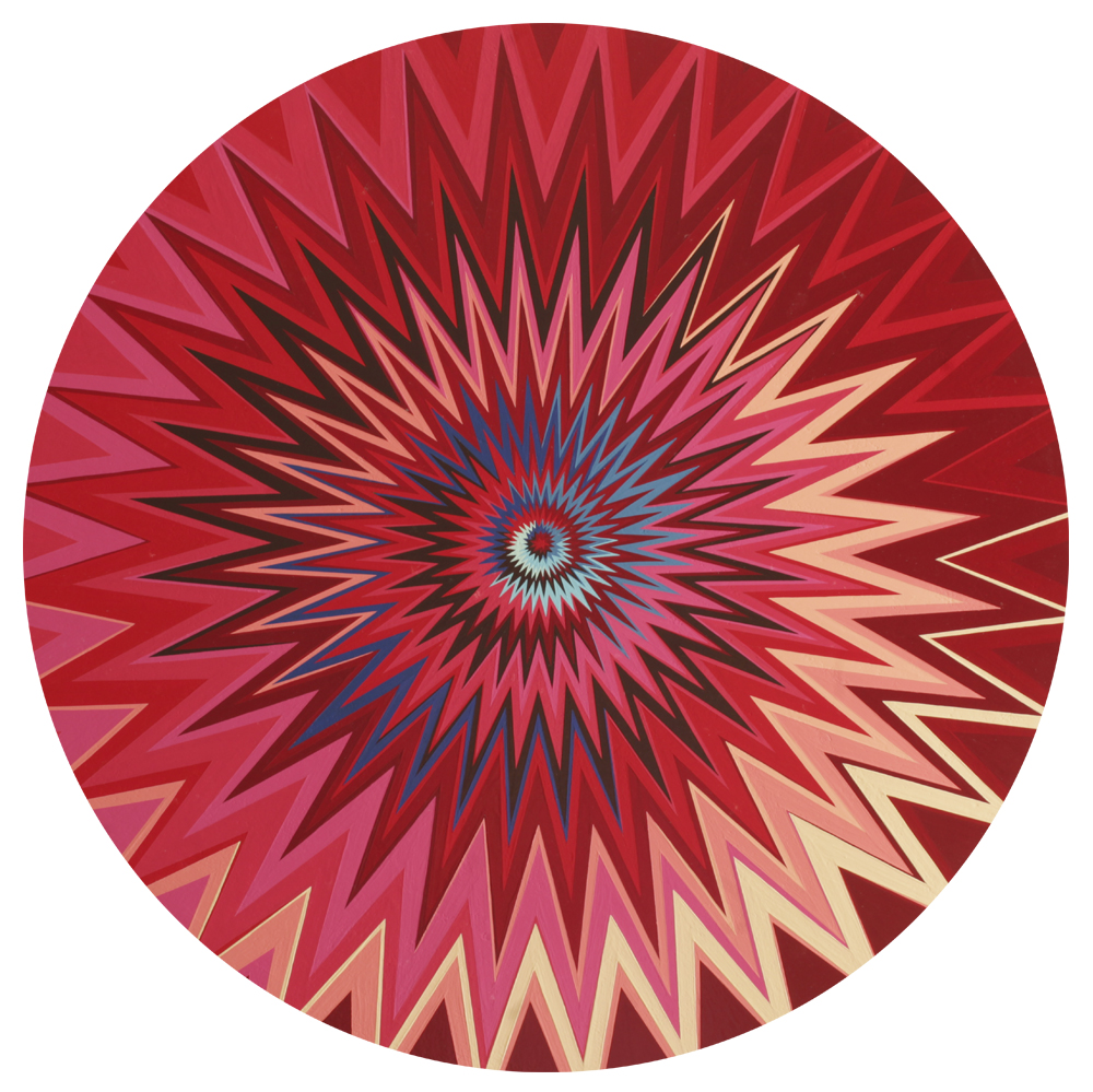 Alliance Enamel on Wood 27 inch diameter 2012 Sold