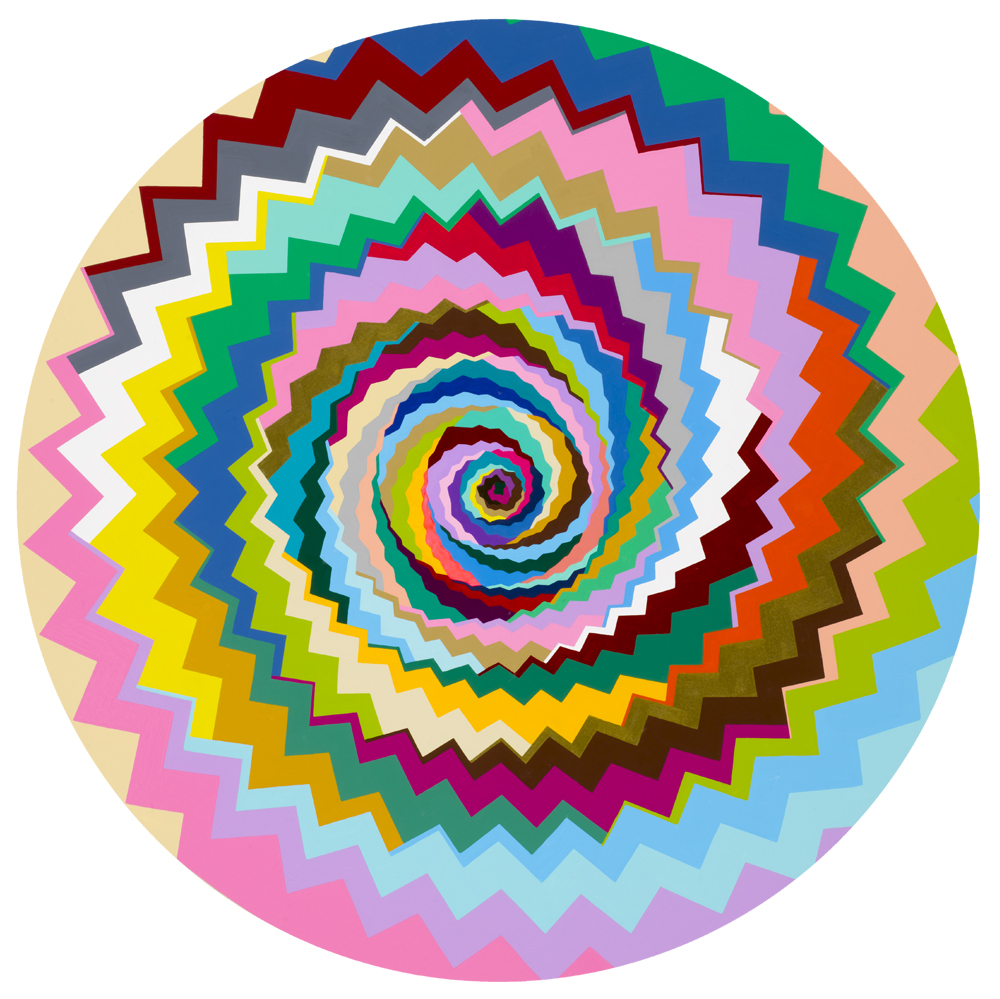 New Traditions Enamel on Wood 24 inch diameter 2012