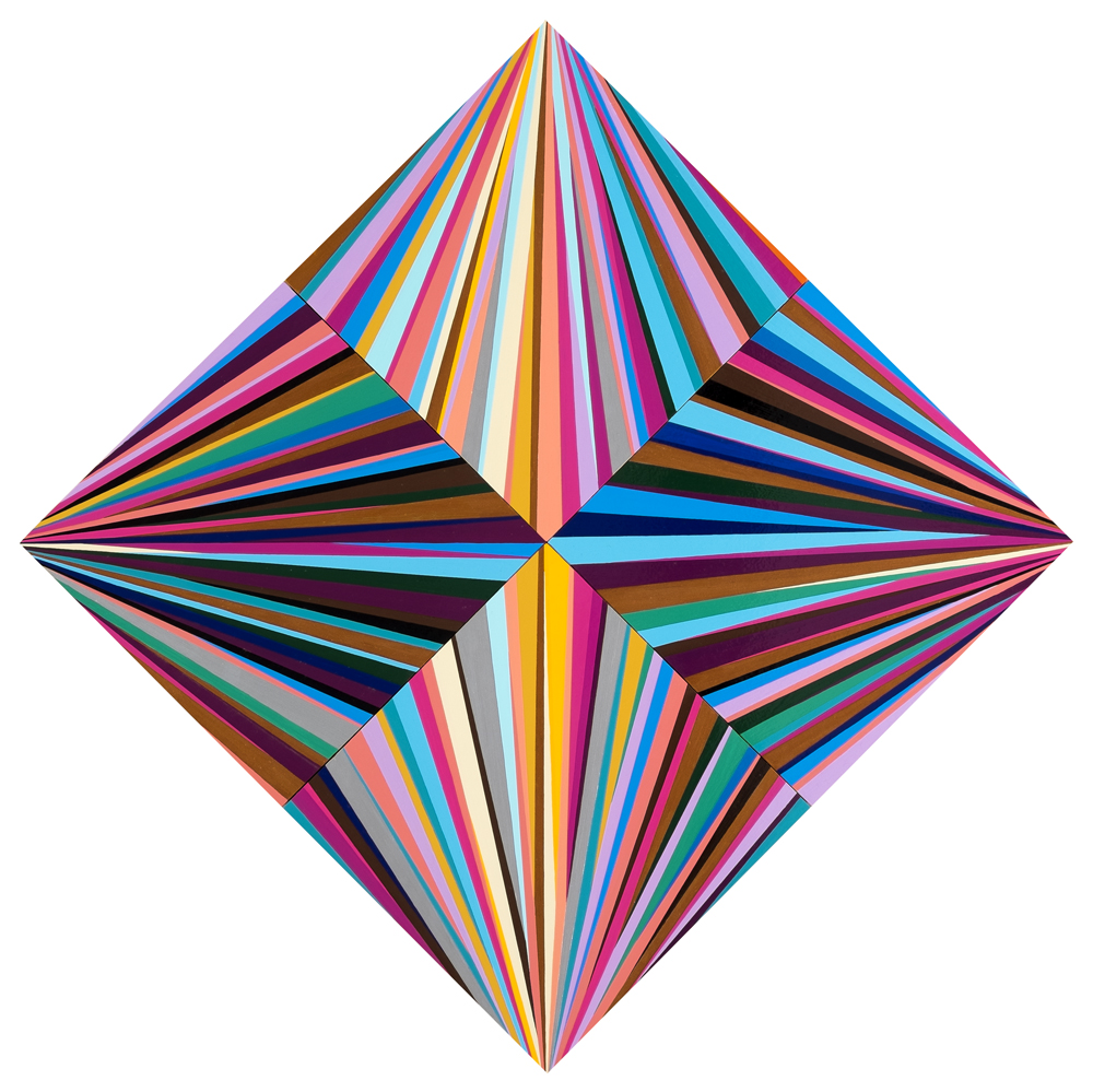 Star #1 39.5 x 39.5 inches Enamel on wood 2018